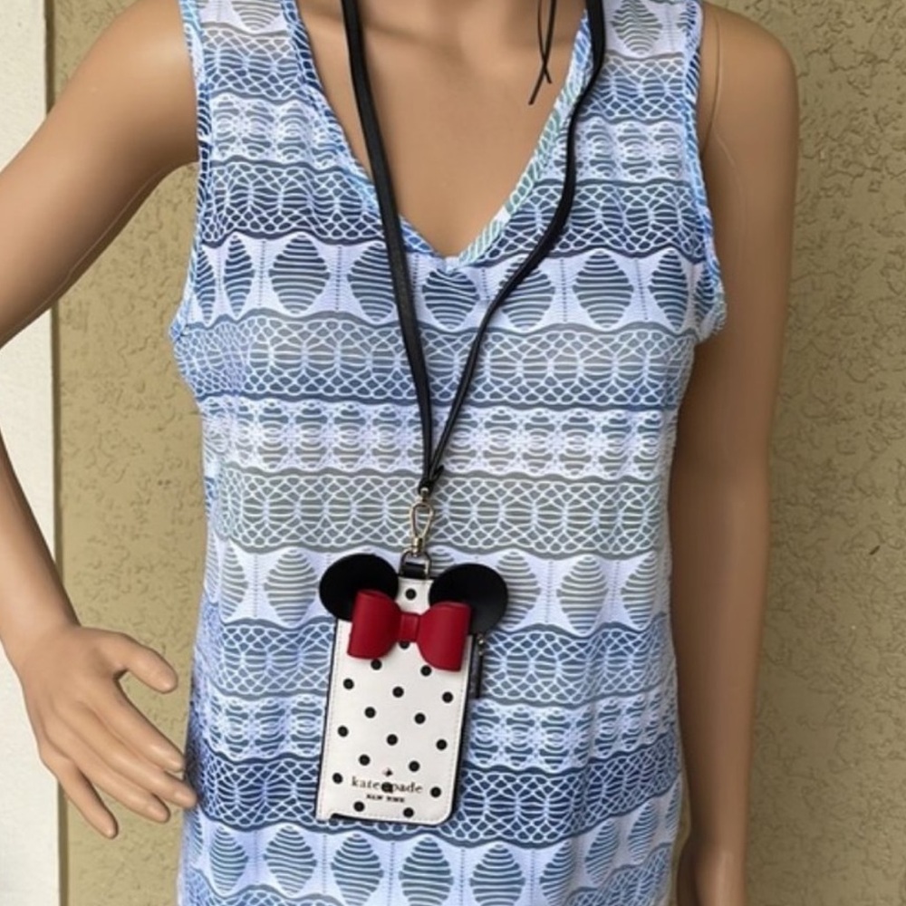 Kate Spade Disney X Kate Spade New York Other Minnie Mouse Lanyard White Multi - Picture 10 of 11